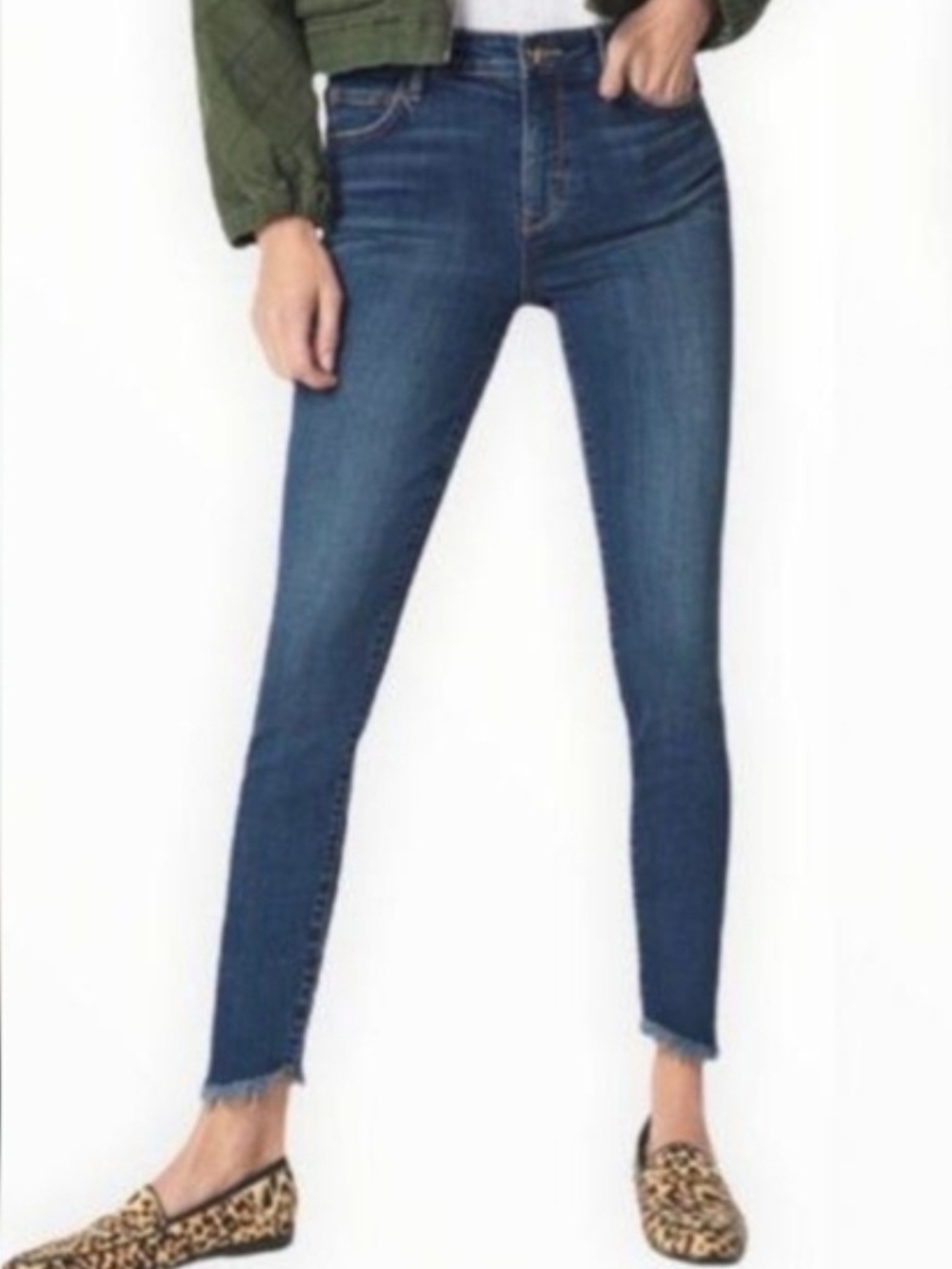 Sam Edelman The Kitten Mid Rise Skinny Ankle Jeans Med Wash Women's 31